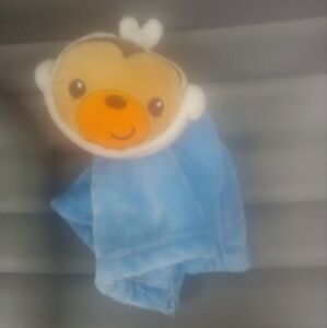 Vintage Fisher Price Mon Cheri Monkey Baby Security Blanket Lovey Infant